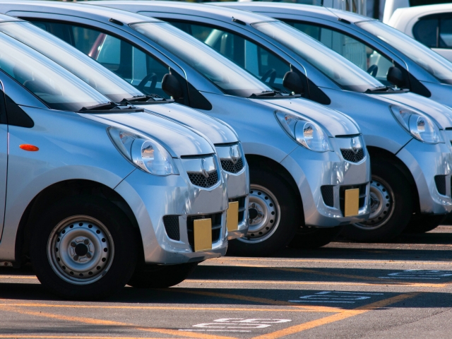 就業場所で社有車を使った安全運転講習！