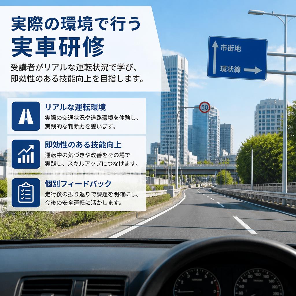 実車研修のメリット