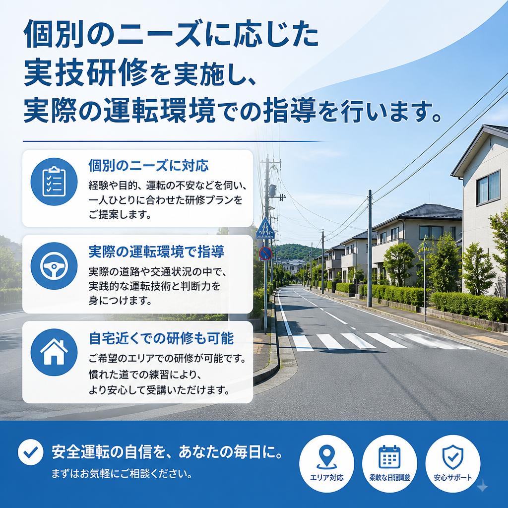 実技研修プログラムの詳細
