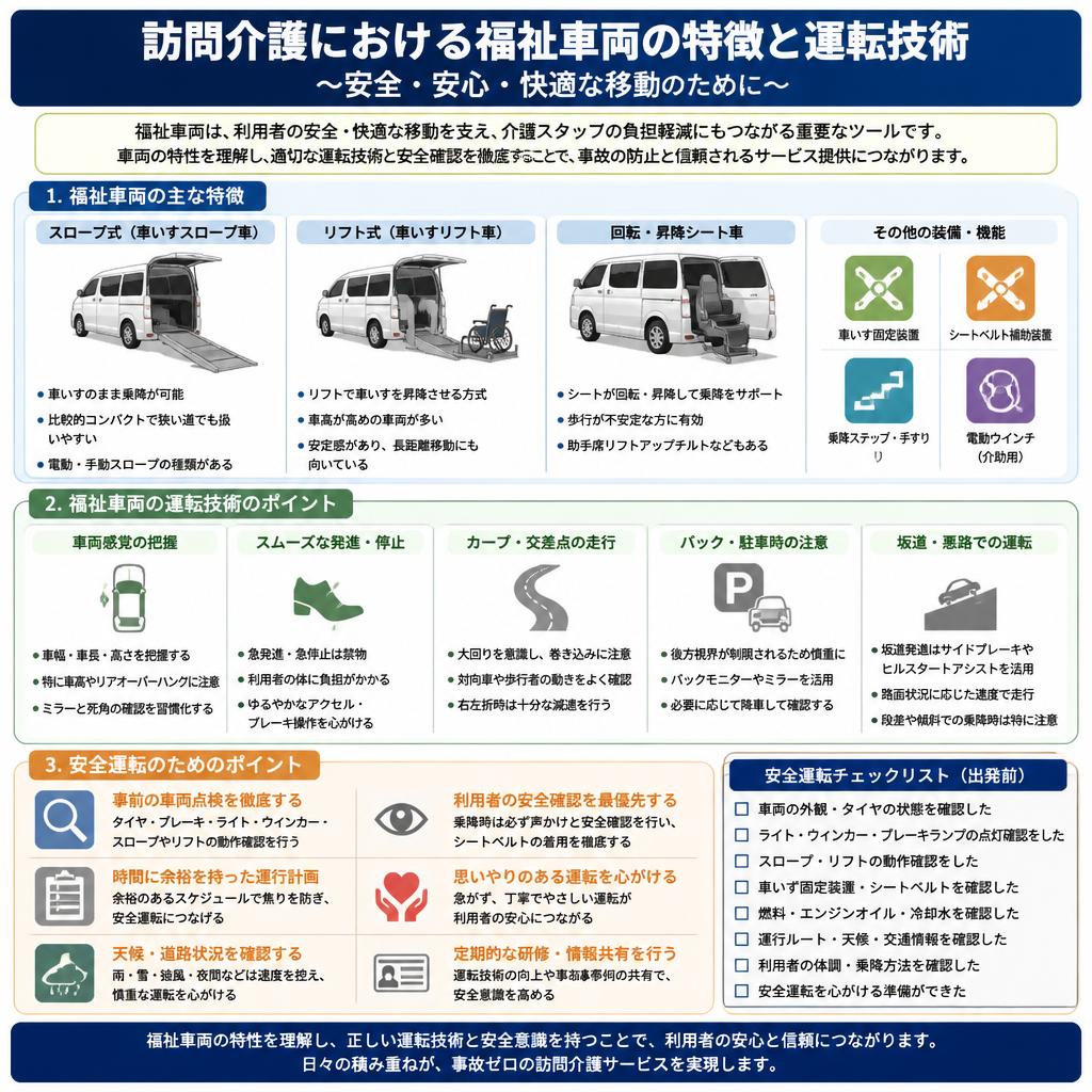 福祉車両特有の運転技術